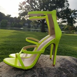 New Bright Neon Green Charlotte Russe